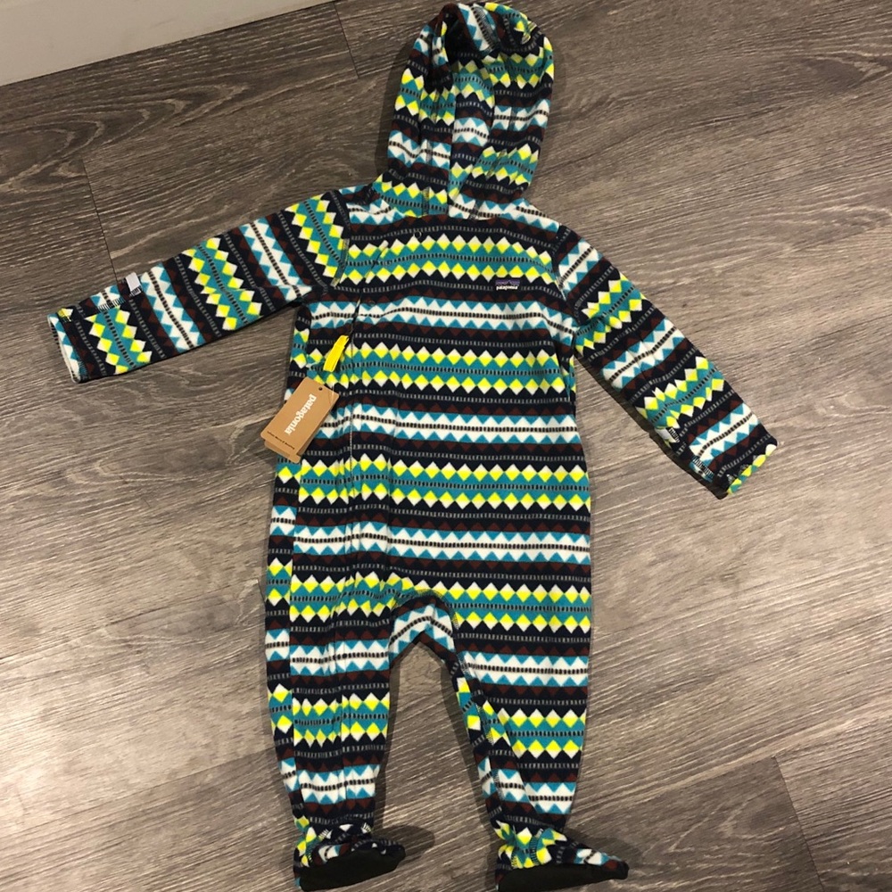 Patagonia Infant Fleece One Piece with Hood